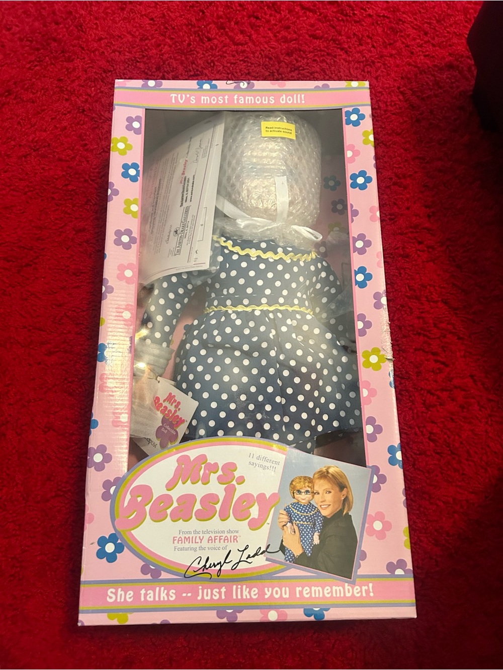 Polka Dot Dress Doll - Blue